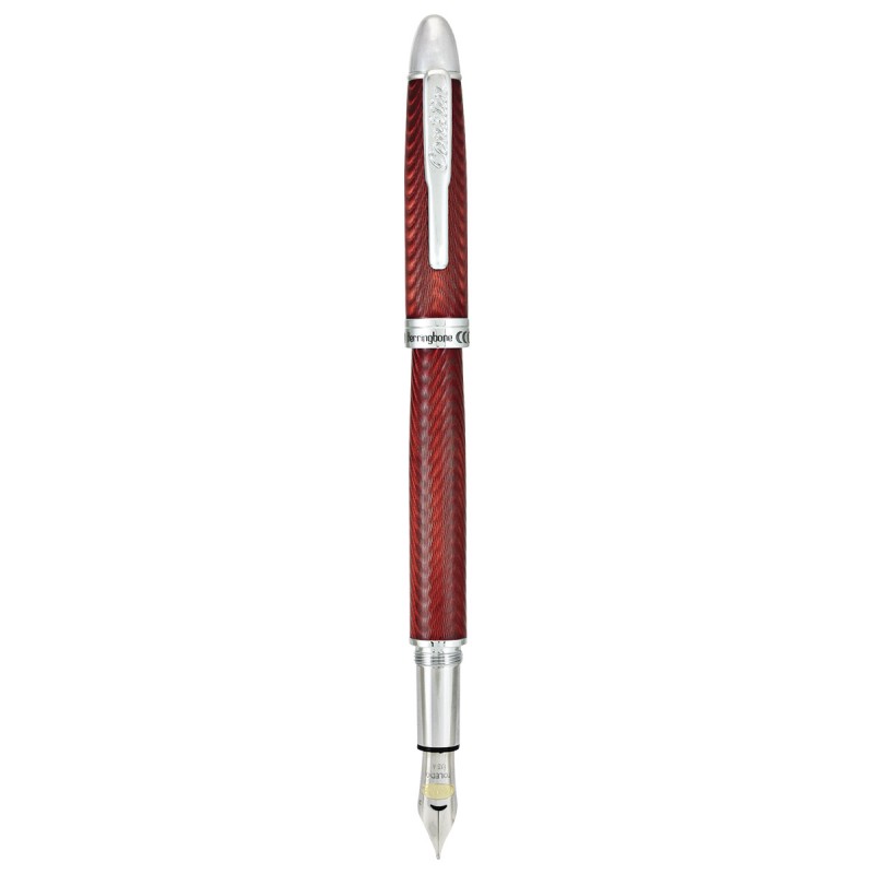 Pluma Fuente Conklin® Herringbone™ Burgundy