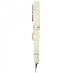 Pluma Fuente Conklin® Crescent Filler™ Ivory c/ Rose Gold Trim