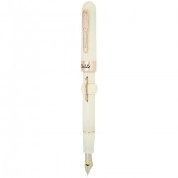 Pluma Fuente Conklin® Crescent Filler™ Ivory c/ Rose Gold Trim