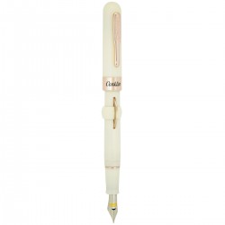 Pluma Fuente Conklin® Crescent Filler™ Ivory c/ Rose Gold Trim