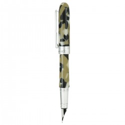 Pluma Fuente Conklin® Minigraph™ White Satin
