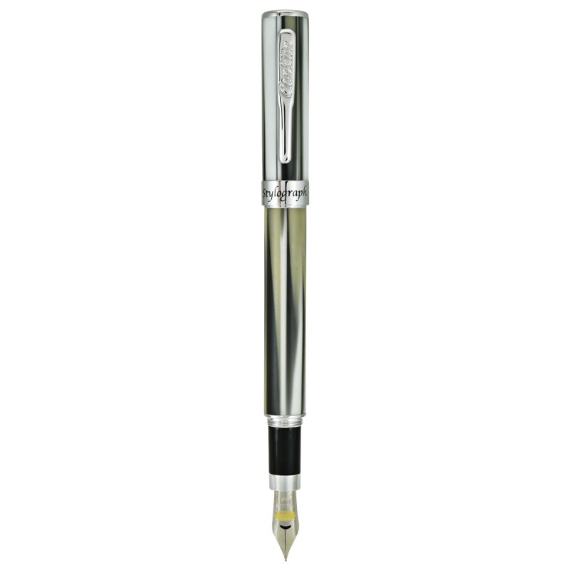 Pluma Fuente Conklin® Stylograph™ Matte Finish Polar White