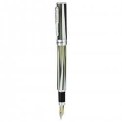 Pluma Fuente Conklin® Stylograph™ Matte Finish Polar White