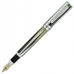 Pluma Fuente Conklin® Stylograph™ Matte Finish Polar White