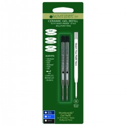 2 Repuestos Gel Para Bolígrafo Parker® Monteverde® Blue/Black Grueso