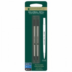 2 Repuestos Para Rollerball Parker® Monteverde® Azul Fino