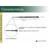 2 Repuestos Para Bolígrafo Sheaffer® Monteverde® Negro Mediano