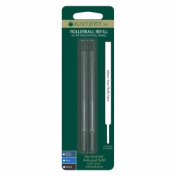 2 Repuestos Para Rollerball Cross® Monteverde® Azul Fino