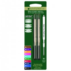 2 Repuestos Para Bolígrafo Lamy® Monteverde® Blue/Black Mediano
