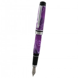 Pluma Fuente Monteverde® Prima™ Purple Swirl