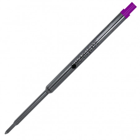 2 Repuestos Monteverde® Para Bolígrafo Waterman Morado Mediano