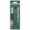 2 Repuestos Monteverde® Para Bolígrafo Waterman Morado Mediano