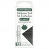 12 Cartuchos Tinta Monteverde® para Pluma Fuente California Teal