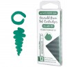 12 Cartuchos Tinta Monteverde® para Pluma Fuente Emerald Green
