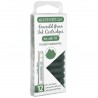 12 Cartuchos Tinta Monteverde® para Pluma Fuente Emerald Green