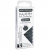 12 Cartuchos Tinta Monteverde® para Pluma Fuente Midnight Black