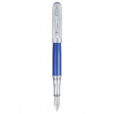 Pluma Fuente Monteverde® Rodeo Drive™ Blue Stardust / Chrome