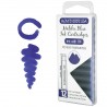 12 Cartuchos Tinta Monteverde® para Pluma Fuente Malibu Blue