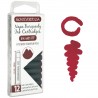 12 Cartuchos Tinta Monteverde® para Pluma Fuente Napa Burgundy