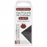 12 Cartuchos Tinta Monteverde® para Pluma Fuente Napa Burgundy