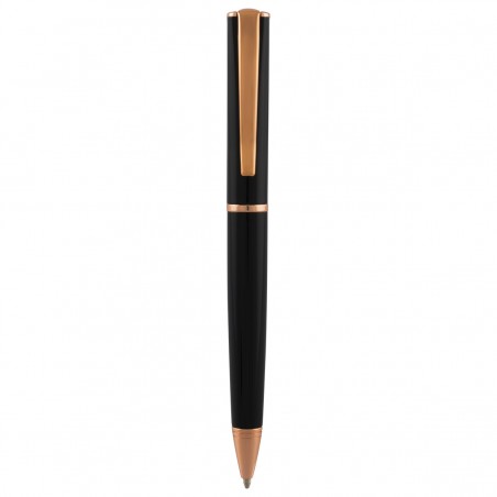 Bolígrafo Monteverde® Impressa™ Negro / Oro Rosado