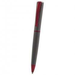 Bolígrafo Monteverde® Impressa™ Acero Pavonado / Rojo