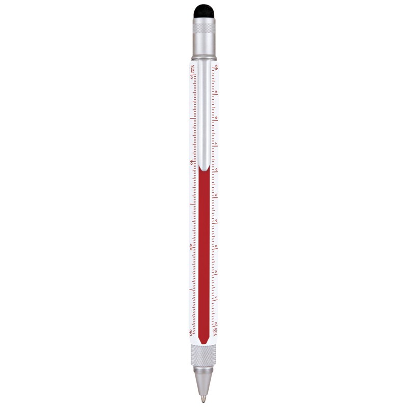 Bolígrafo Monteverde® Tool Pen Edge™ Blanco / Rojo