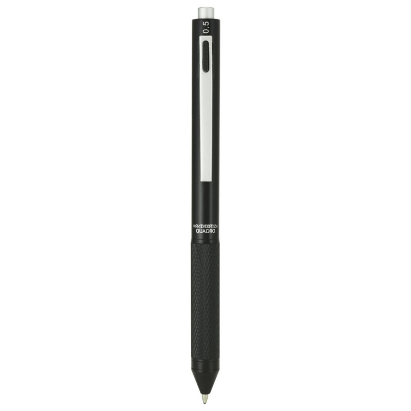 Bolígrafo Multifunción Monteverde® Quadro™ 4 en 1 Negro