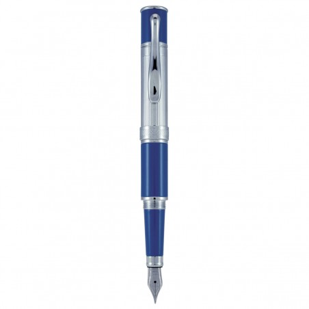 Pluma Fuente Monteverde® Mini Jewelria™ Cobalt Blue Line Cut