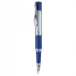 Pluma Fuente Monteverde® Mini Jewelria™ Cobalt Blue Line Cut